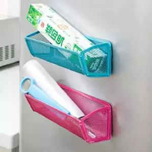 벽부착 자석수납함 주방정리용품 냉장고선반 마그네틱보관함 다용도수납 생활용품