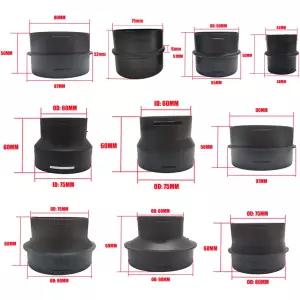 42/60/75/80/90mm 자동차 히터 덕트 감속기 호스 튜브 커넥터 조이너 커넥터 디젤 주차 히터 용 Webasto 용
