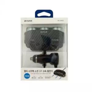 [CAR] 3구 멀티시거잭 고속충전기 자동차 차량용 어댑터 소켓