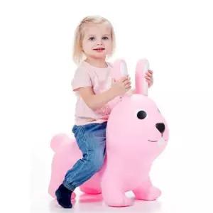 유아 실내운동 핑크 토끼 승마 말타기 점핑볼 장난감 특수교육교구 대근육발달