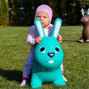 돌남아선물 유아체육 그린 토끼 승마 점핑볼 장난감 말타기 아기운동 대근육발달