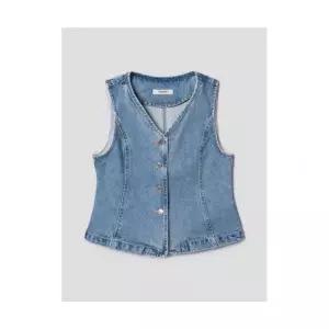 8SECONDS 데님 베스트 스카이 블루 109981