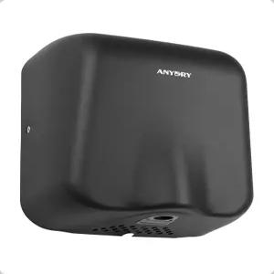 욕실용 건식 언스톰 전동 핸드 드라이어 상업용 HEPA 필터 고속 매트 블랙 스테인리스 스틸 커버 AC