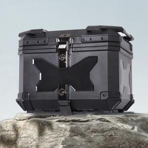 45L 오토바이 테일 박스 리어 러기지 수납 공구 케이스 방수 헬멧 범용 BS 플라스틱 퀵 릴리즈 트렁크