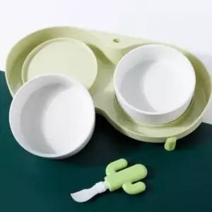 [반려] 식탁 강아지 식기 강아지 2구 밥그릇 애견 물그릇 고양이