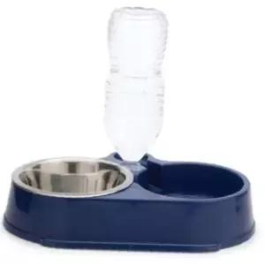 [반려] 강아지 구성 더블볼 논슬립 물병 미포함 데일리 급식기 1P