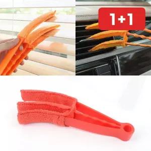 송풍구 틈새 브러시 차량 에어컨 먼지 제거 필터 청소