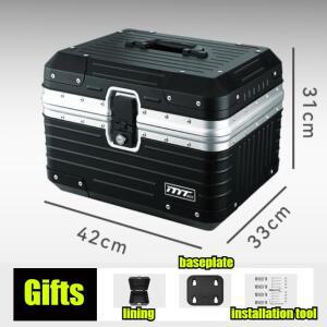 오토바이 트렁크 레트로 라운드 코너 전기차 스쿠터 비알루미늄 범용 공구함