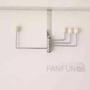 [JED] 회전 후크 도어후크옷걸이 수납행거 옷걸이행거봉 4구 옷걸이행거4단 행거 옷걸이 도어행거