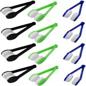 선글라스 안경 및 독서용 12PCS 클리너 미니 극세사 천 브러시