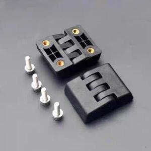 2개입 오토바이 리어 탑 케이스 힌지, 나일론 나사 8개 포함, 테일 박스 설치 용이