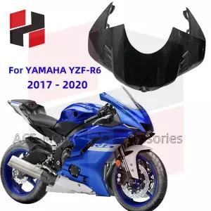 호환  탄소 섬유 전면 탱크 커버 에어 페어링 키트 YAMAHA YZF R6 2017 2018 2019 2020