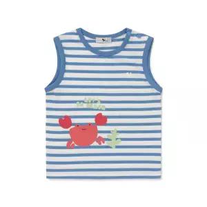 [롯데백화점]블루독베이비 BL오션프렌즈나시티셔츠 46314-333-01 4631433301 출산백일돌선물