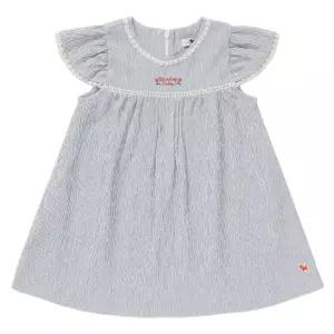 [롯데백화점]블루독베이비 BL STRIPE링클드레스무릎위 46314-400-03 4631440003 출산백일돌선물