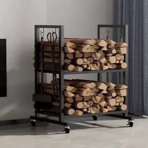 장작거치대 나무 받침대 보관함 보관 장작 B타입 벽난로