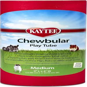 반려동물 기니피그 쥐 친칠라용 티 츄뷸러 플레이 튜브 미디엄