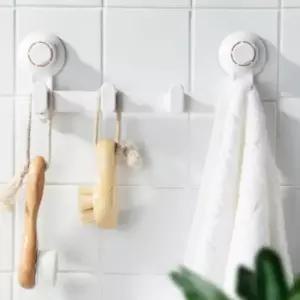 [SBD] 모두팜 수건 선반 수건걸이 걸이 수납 흡착식 벽걸이 흡착식정리대 정리대