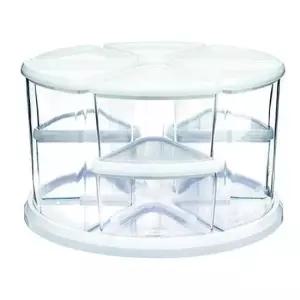 [SBD] 서랍 정리함 회전 악세사리 9칸 수납 식탁 리빙박스 트레이 화장품 소품