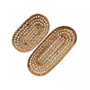 [SBD] 라탄 베트남 트레이 2P 수제품 1세트 천연소재 소형사이즈 대형