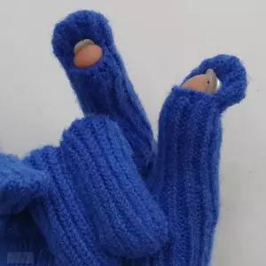 터치 니트장갑 파랑 스마트폰장갑