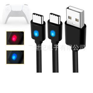 Xboxseriesx/s/ps5용 고품질 2--1 충전 케이블 20개(3미터 표시등 포함)