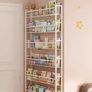 문뒤틈새선반 벽선반 타공 슬림 선반 책장 책꽂이 오픈형