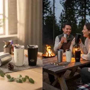 제드 텀블러 캠핑컵 어반350 304스텐 이중진공 보온 보냉 1개