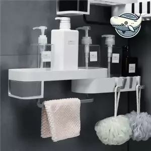 모던 욕실 수납선반 벽걸이 세면대 화이트