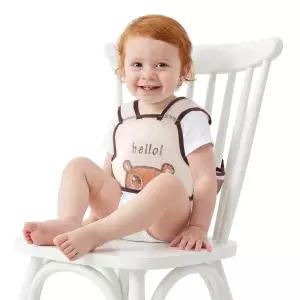 엘프존 하이 체어 스트랩 레스토랑 쇼핑 카트 여행을 위한 휴대용 사료 접이식 부스터 벨트