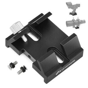 천문학 파인더 스코프 망원경 도브테일 베이스, 슈미트-카세그레인 호환 - 가이드 스코프 설치에 이상적인 퀵 릴리스 알루미늄 베이스 Vixen 도브테일 바, 레드닷 광학 파인더스코프