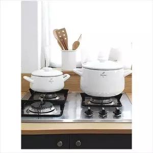 D14 LF66KR73 일본산 후지호로 법랑 냄비 4스타일