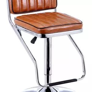 빈티지 바텐체어 높낮이조절의자 스탠드 높은 바스툴 라이트브라운 60 80cm