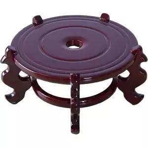 토요스포츠 나무 식물 스탠드 받침대 어항 중국식 실내 원형 디스플레이 베이스 분재 및 화분에