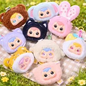 향기나고 눈동자가 움직이는 귀여운 소이 리틀 프렌즈 돌 얼굴 키링 인형 가방꾸미기 가방걸이