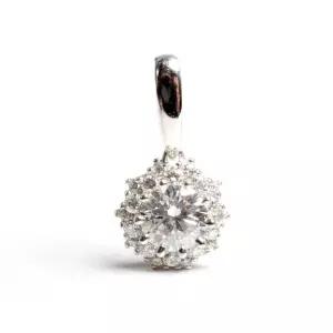 3부 5부 랩 다이아 글로리아 펜던트 메달 IGI GIA 목걸이 생일 선물 결혼 기념일