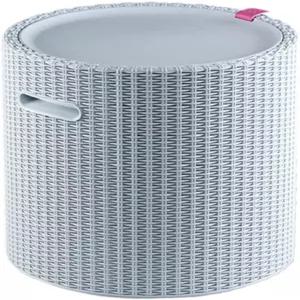 케터 쿨 사이드 테이블 쿨러 3 in 1 야외 파티오 및 스박스 수납 이상적인 온수 욕조 장식 바 휴대용