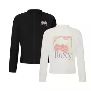 [록시](센텀시티점)여성 세미크롭 릴렉스핏 집업래쉬가드 LINEUP RASH FZ (RG21RZ500)_ST