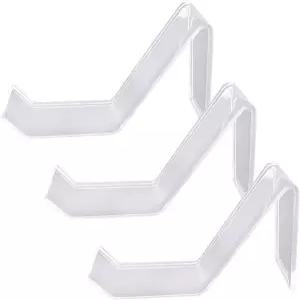 GSHLO 6개 투명 아크릴 신발 스탠드 가게 진열대 샌달 하이힐 라이저 홀더 정리대 홈 쇼핑몰용