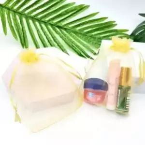 망사 골드 주머니형 포장지 포장 지 백 용품 9cmx12cm