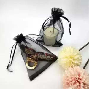 오간자 검정 망사주머니 포장지 포장 지 백 용품 10cmx15cm