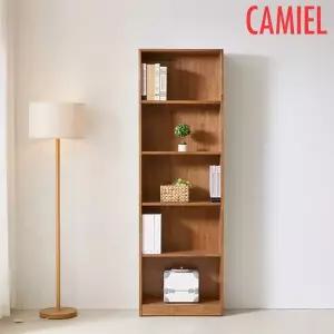 [태윤인터내셔널][까미엘]달리아2 고무나무 월넛 600 5단 책장(PA_GN0178)