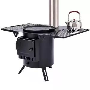 캠핑 화목 난로 실내 장작 연통 접이식 가정용 소형