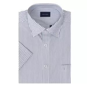 [롯데백화점]예작 일반핏 런던스트라이프 반팔 셔츠 YJFMBR212_GY