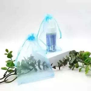 주머니 포장 오간자 선물 블루 10x15cm 포장지 봉투 선물 망사