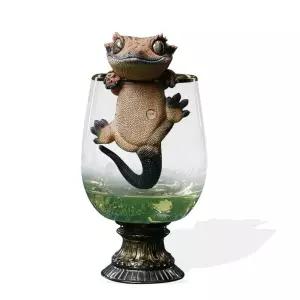 게코 강맹 도마뱀 아크릴 케이지 거북이 피규어 미니피규어