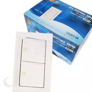 매입 벽면 전등 조명 스위치 이중 버튼 형광 표시 가정 사무실 조명 제어 전기