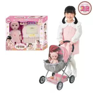 [아기인형코코]어부바하는 내동생 코코+디럭스 유모차 SET