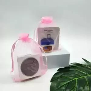 망사 핑크 주머니형 포장지 포장 지 백 용품 9cmx12cm