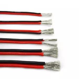 실리콘 케이블 200m/롤 2핀 8 AWG 10 12