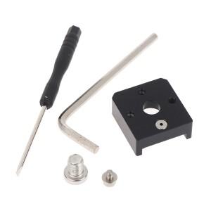 1세트 메탈 퀵 릴리즈 1/4인치  콜드 슈 마운트 리그 비디오 라이트 카메라 케이지 모니터 매직 암 LED 마